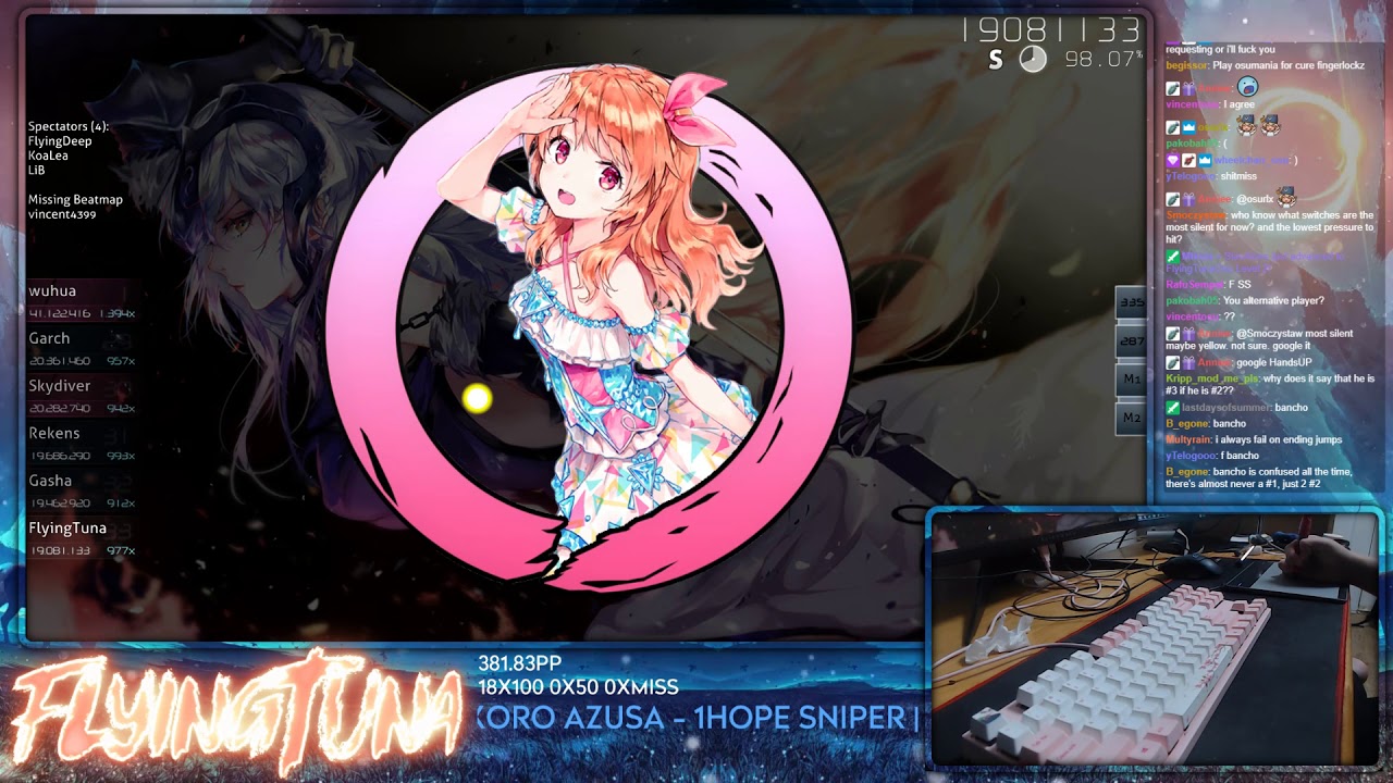 8 46 Live Flyingtuna Tadokoro Azusa 1hope Sniper Resolve Hd 97 86 1 644pp 3 Osu Youtube 8 46 Live Flyingtuna Tadokoro Azusa 1hope Sniper Resolve Hd 97 86 1 644pp 3 Osu Youtube