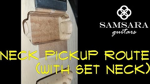 Neck Pickup Routing with Set Neck