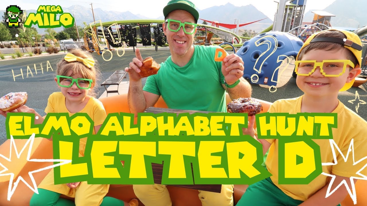 Elmo Alphabet Hunt - Letter D | MEGA MILO