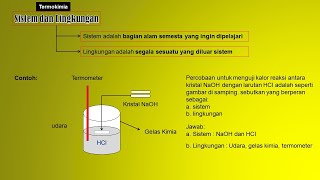 Sistem dan Lingkungan  (Termokimia)