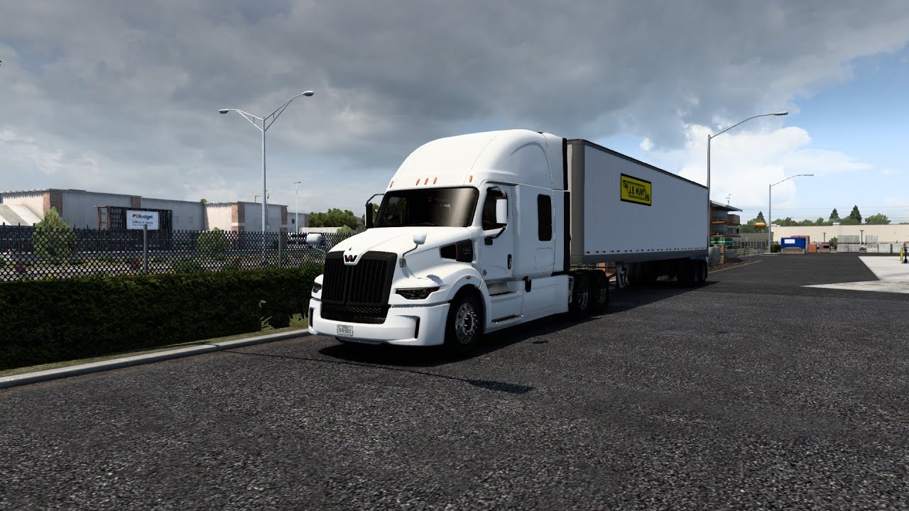 American Truck Simulator J.B Hunt Western star 57x Huntsville (TX