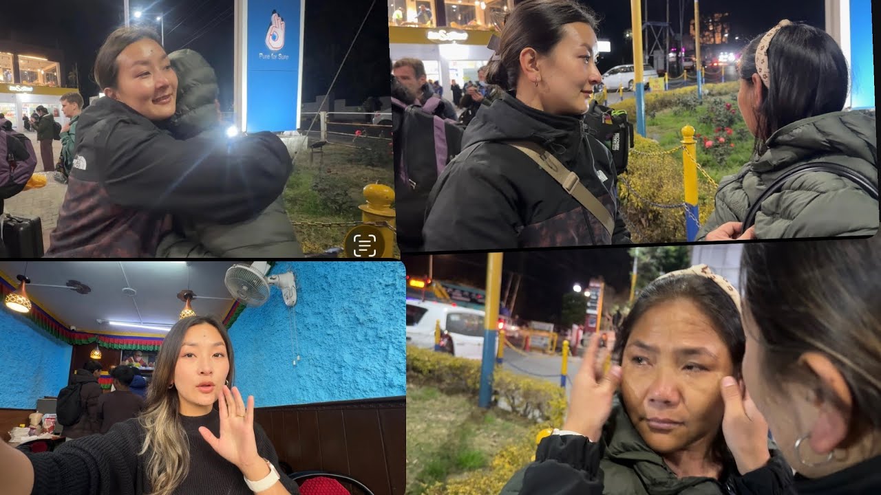 Emotional hug at bus station ,we can’t control our tear 🥺,time to say goodbye to my amala.