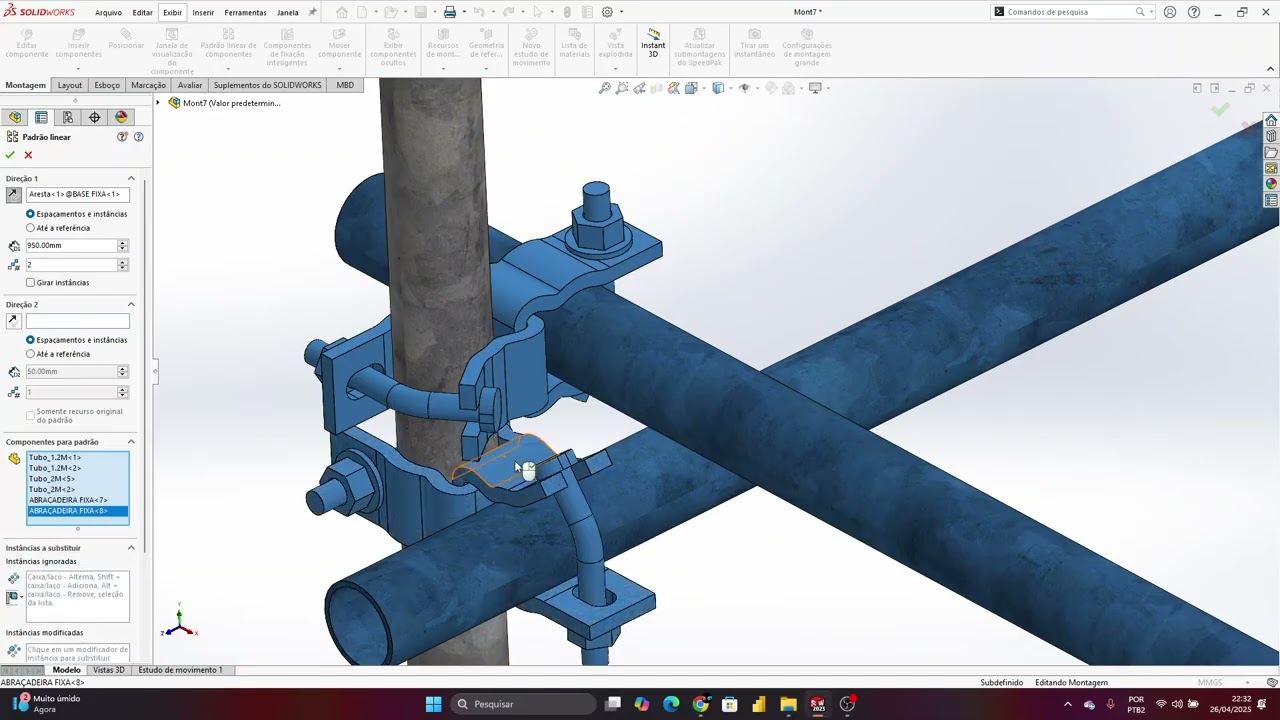 Como Fazer Andaime no SolidWorks