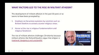 AQA A-Level RS Secularism Part 1