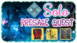 Solo Flawless Presage Exotic Quest - Hunter - Season Of The Chosen - Destiny 2 Commentary