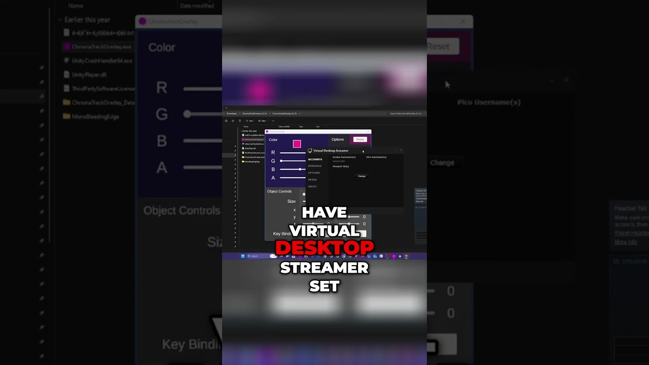 graphics settings virtual desktop stream to quest
