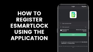 How to Register eSmartLock using the Application screenshot 3
