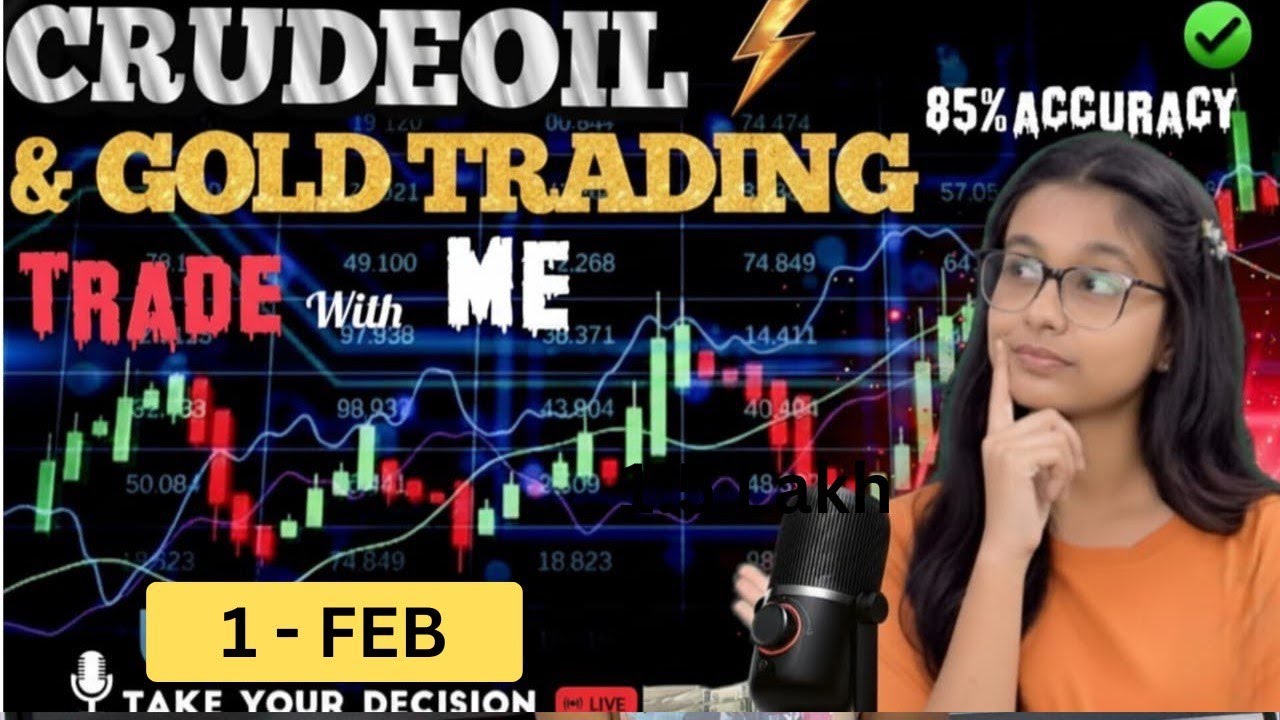 1 FEB  | MCX Live Trading | Crude Oil Live Trading  | Commodity Trading Live Stock Market Live 