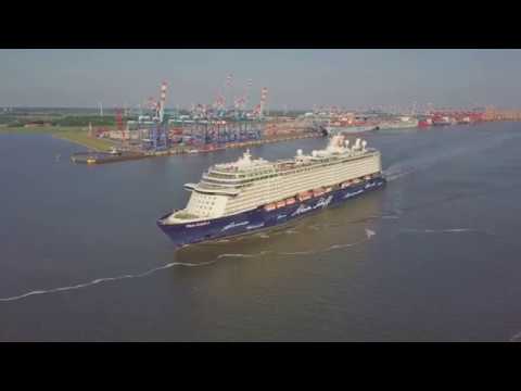 Mein Schiff 3 Abfahrt In Bremerhaven 07062018