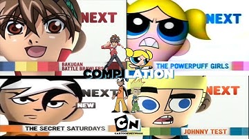 Compilation of Bumpers Coming Up Next - Cartoon Network USA | Noods Era (2008-2010)