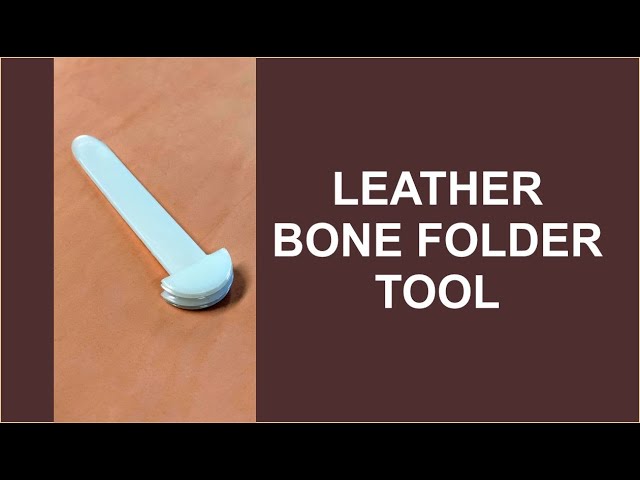 Leather Bone Folder Tool 