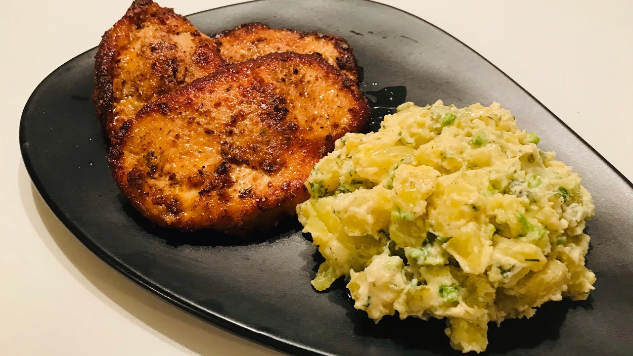 ❗️30 Dakikada En Pratik ???? Şinitzel & Patates Salatası Tarifi! Az Malzemeli Çok Lezzetli Kolay Menü ❗️30 Dakikada En Pratik ???? Şinitzel & Patates Salatası Tarifi! Az Malzemeli Çok Lezzetli Kolay Menü