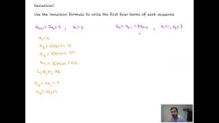 Recursive Sequences