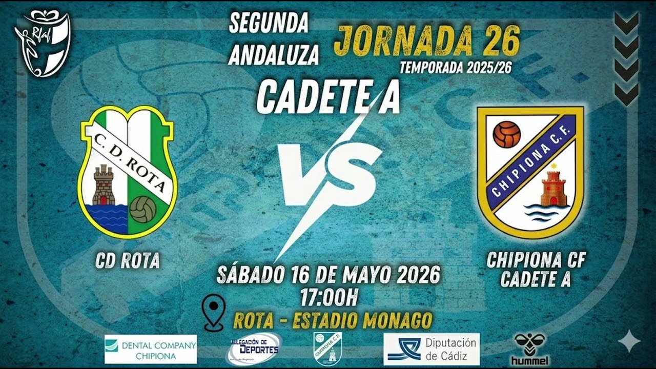 La Grada. El equipo Cadete A del Chipiona C.F se juegan la liga mañana