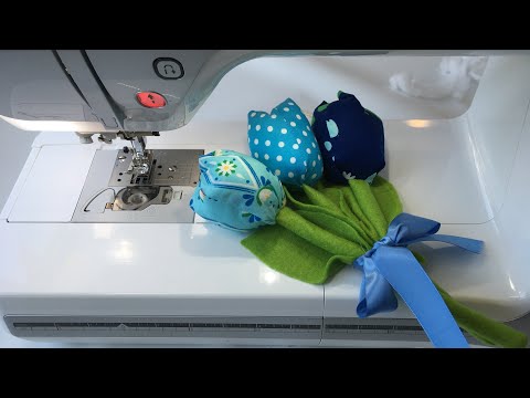 Video: How To Sew A Tulip With Your Own Hands