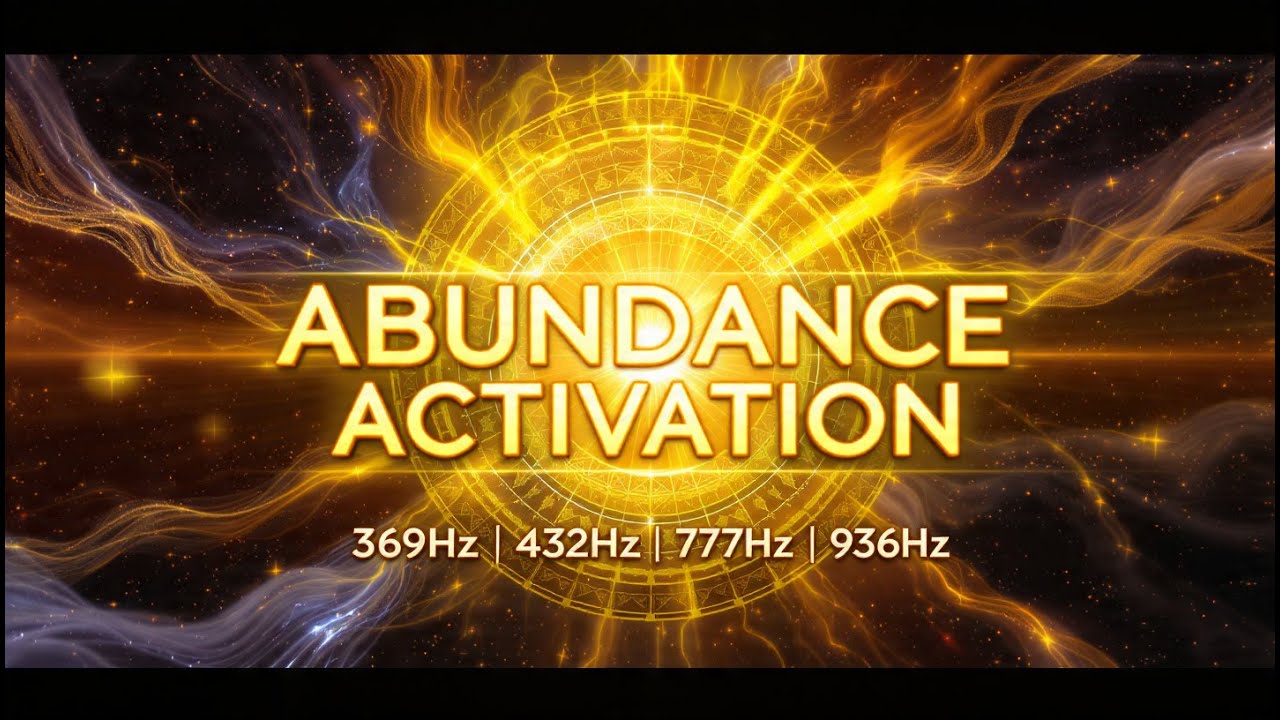 Manifest Abundance Now ✨ 369Hz • 432Hz • 777Hz • 936Hz | Prosperity Energy