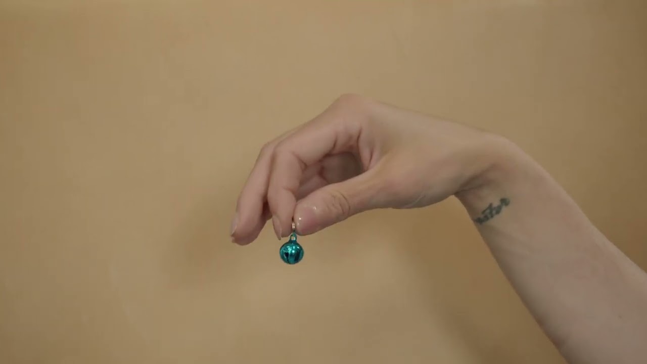 【希少品】Ding Jingle Bells 水色トースト　ブルーベリー Jingle bell ø 13 mm – Blue