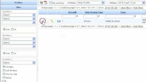 eBMS | View eForm Record