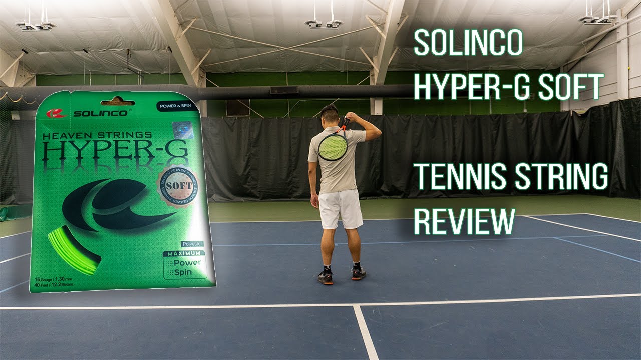 Solinco Hyper-G Tennis String - High Spin Co-Polyester, Choice Of Gauges, Hyper-Green Color