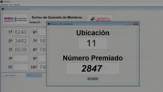 Transmision en vivo Quiniela de Mendoza.