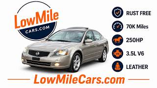 Low mile Rust free 3.5L V6 powered 2005 Nissan Altima SE with 70k miles.