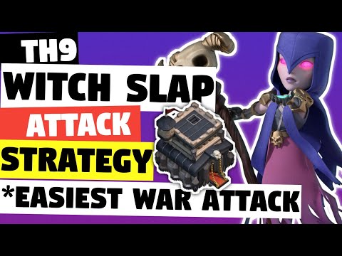 Video Th9 Witch Slap Attack Strategy | Best TH9 War Attack... - youtube