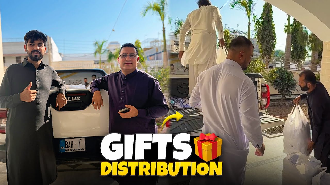 Spreading Love & Happiness! ❤️ Gifts for the pind people 🎁 Bilal Marth