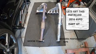 dodge dart mpx header install