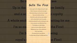 Sofia The First #song #lyrics #fyptiktok Profile