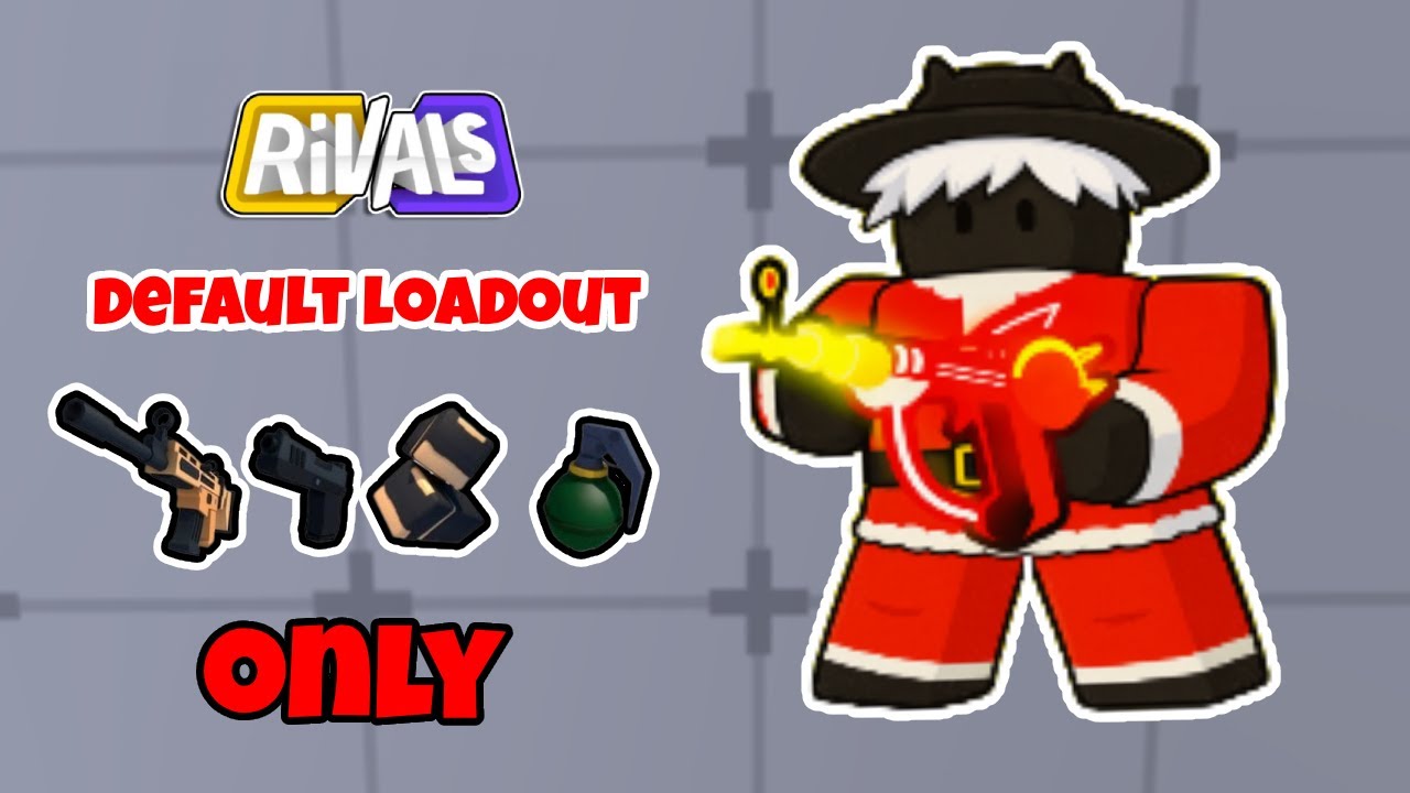 Roblox Rivals BUT I CAN ONLY USE DEFAULT LOADOUT - YouTube