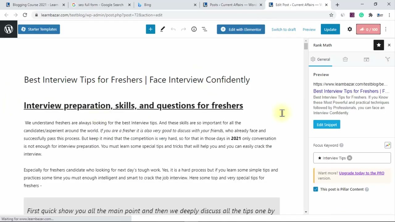 ⁣4 Complete On-Page SEO Guide: Optimize Your Blog to Rank #1 on Google