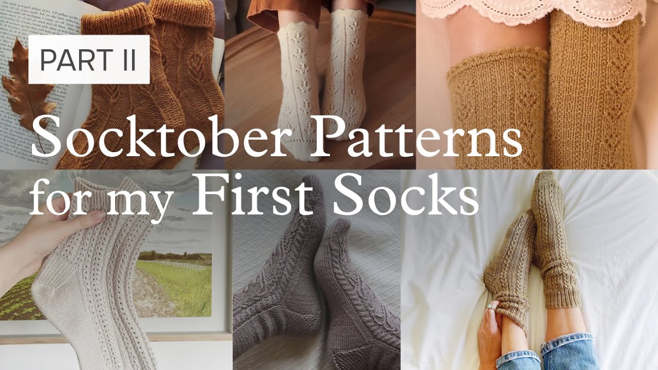 6 Newly Released Sock Patterns & Favourites | October 2025 | Part 2 | Pattern Round Up
