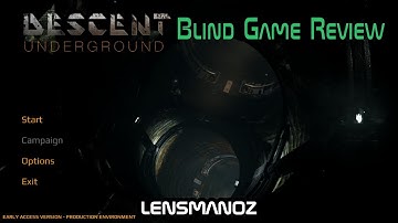 Blind Game Review : Descent:Underground
