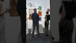 Save the Chimps paintings shine