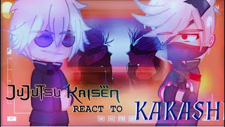 JUJUSTU KAISEN react to Kakashi as Gojo brother|KAKASHI BACKSTORY||Rin+Obito death/Gacha life react|