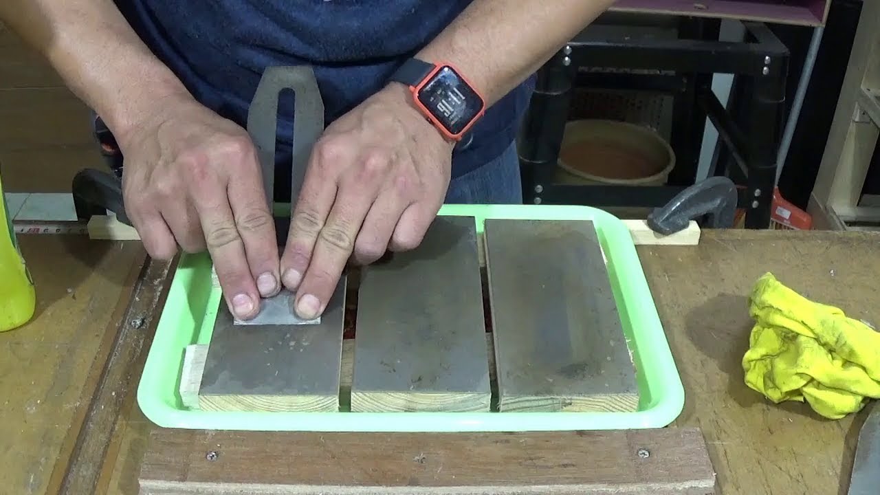 Cara Mengasah Pahat dan Ketam/Pasah/Sugu Manual