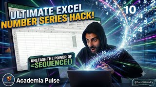 Create 1 to 10,000 Number Series in 2 Seconds! 🔥 Excel Hack