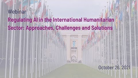 Regulating AI in the International Humanitarian Sector: Approaches, Challenges and Solutions