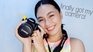 I GOT MY FIRST CAMERA! | Pauline Carpio