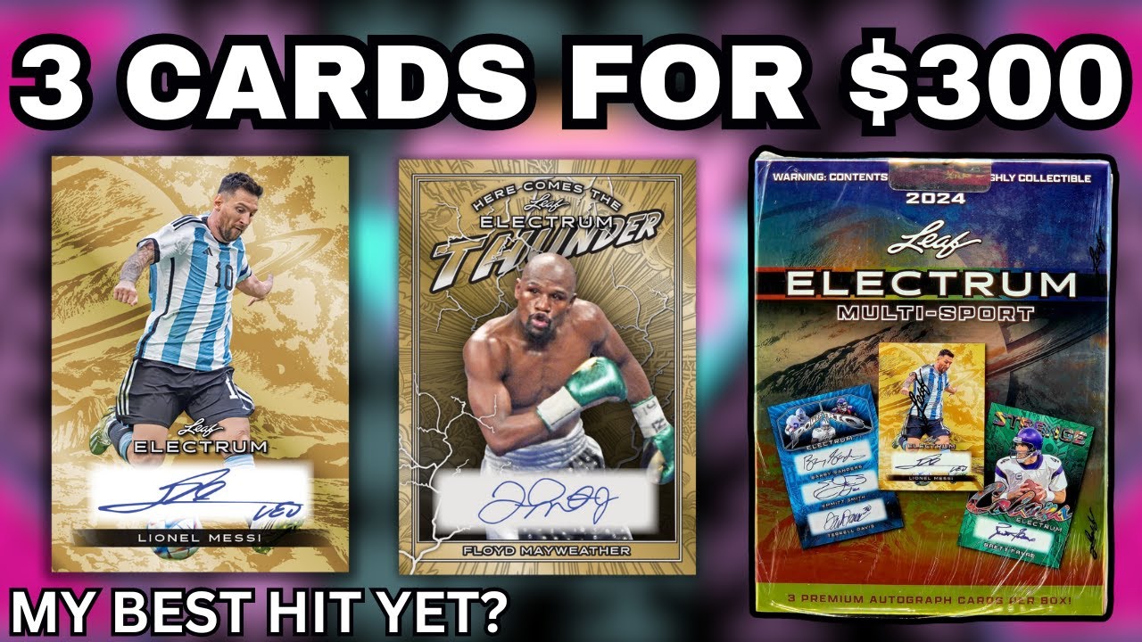 MONSTER 1/1! 2024 LEAF ELECTRUM MULTI-SPORT HOBBY BOX REVIEW!