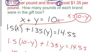 3 2 Day 3 Systems Word Problems