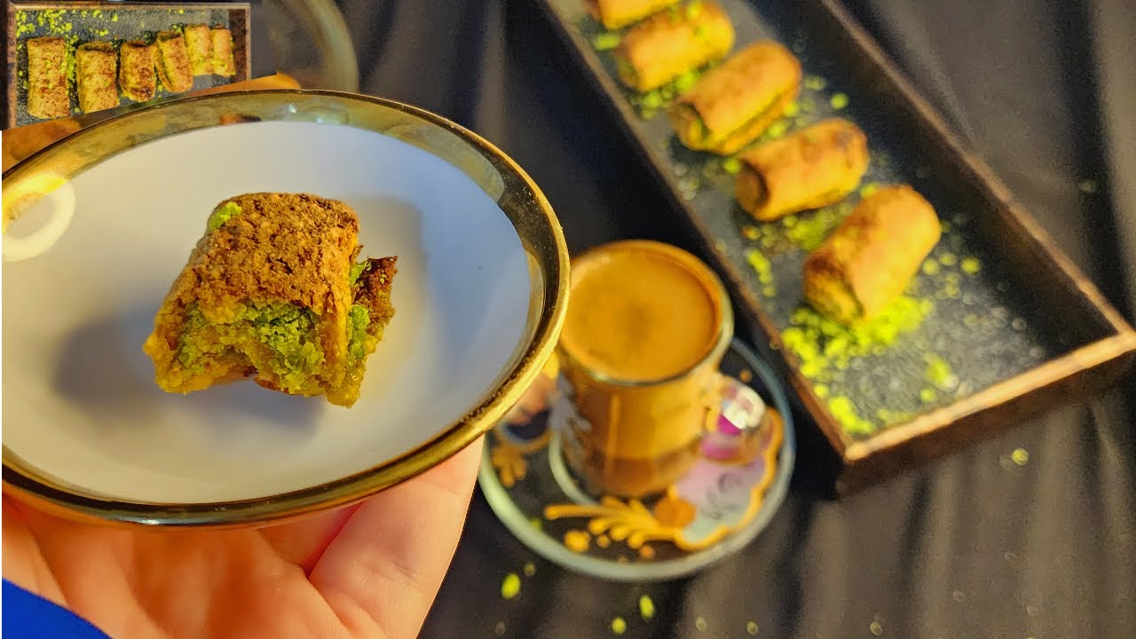 اللي يجرب هالطريقة للبقلاوة العجيبة مستحيل يجرب غيرها تجنن مع☕حلويات صحية لا دقيق ولا بيض ولاسكر