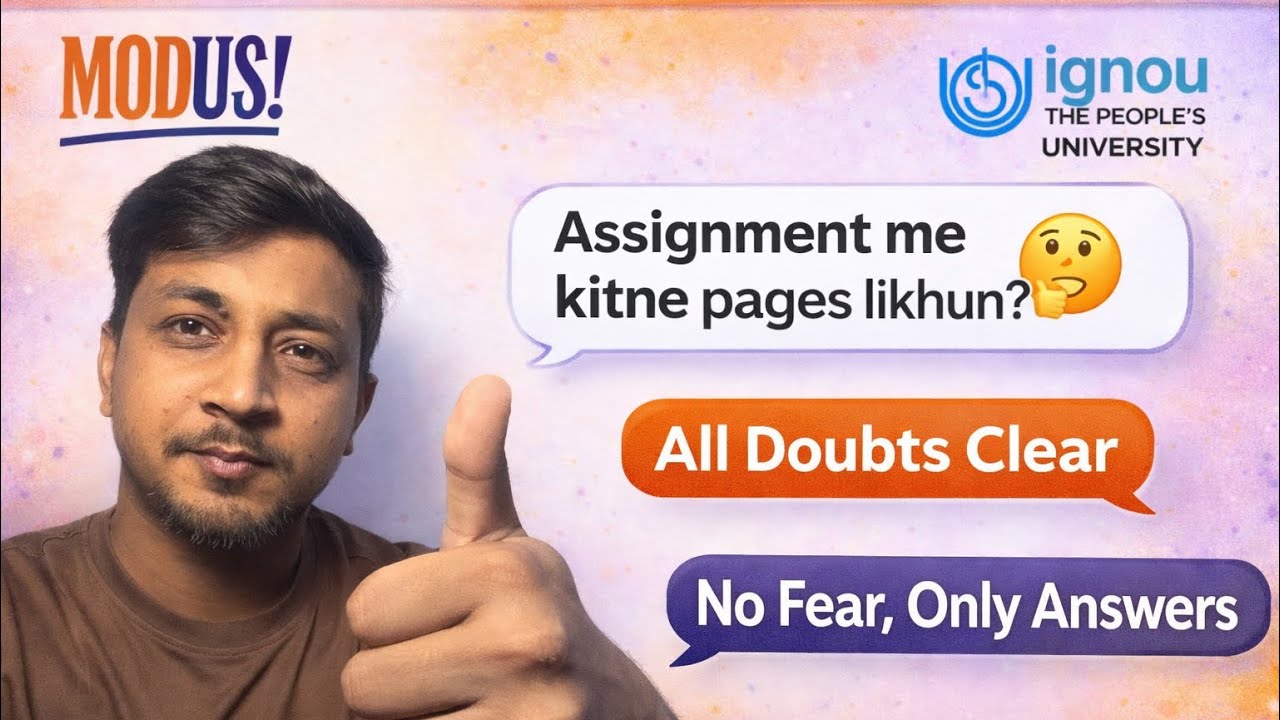 How Many Pages Are Enough for IGNOU Assignments? | All Doubts Clear #ignou 