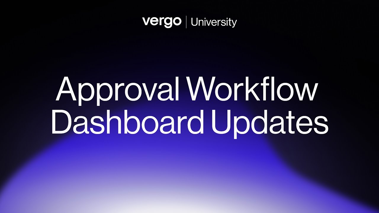 New Expense Approval Workflow Dashboard Updates