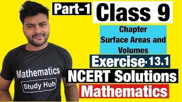 Chapter-13 Surface Areas and Volumes I Exercise 13.1 I NCERT Solutions I Class 9 I Maths I