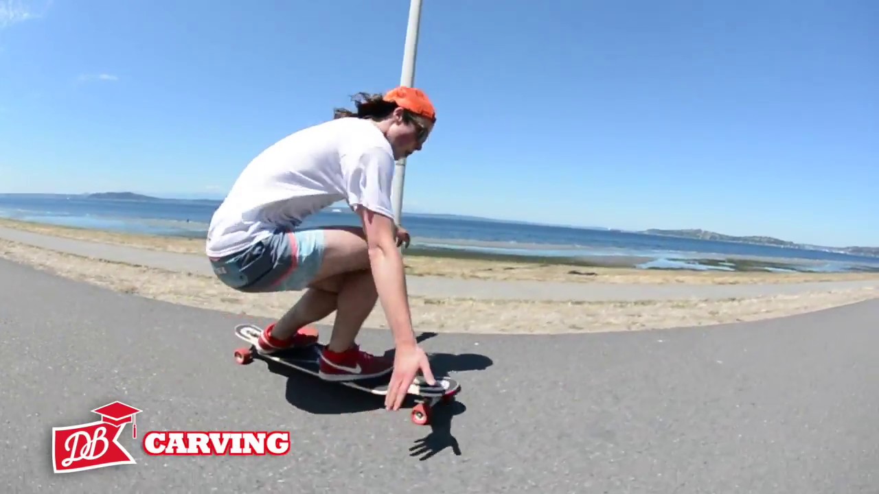 Longboarding 101 - How to Push and Carve on a Longboard - YouTube