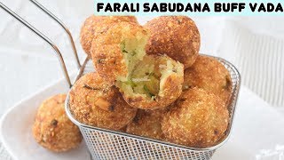 Farali sabudana buff vada is a special fasting recipe from gujarat.
the main ingredient being boiled potatoes & flour mixed with variety
of spice...