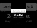 JEE 2027 DAYS COUNT WORK HARD DOSTO #shorts #motivation #jee #youtubeshorts
