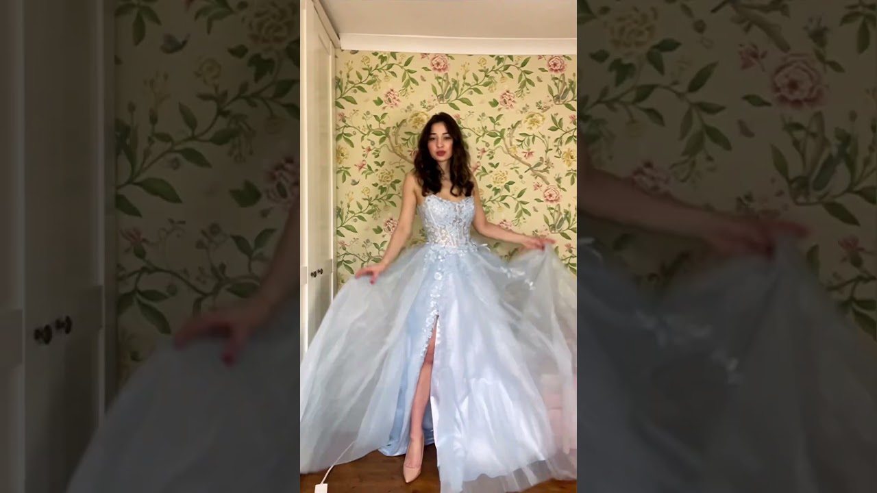 I think this might be Cinderella’s dress in real life ✨😍 It’s from New York Dress