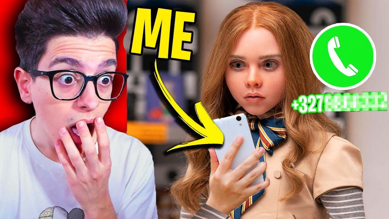 HO CHIAMATO MEGAN LA BAMBOLA NELLA VITA REALE?!! (M3GAN, Wednesday)